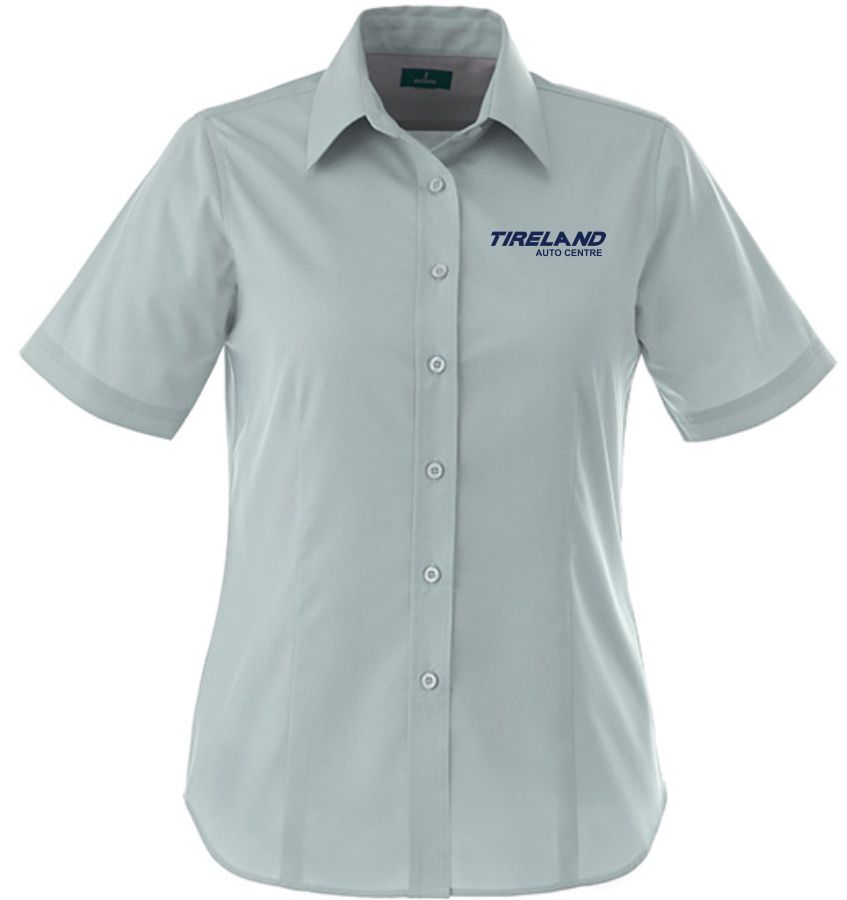 Ladies Stirling Short Sleeve Button Up - Image 4