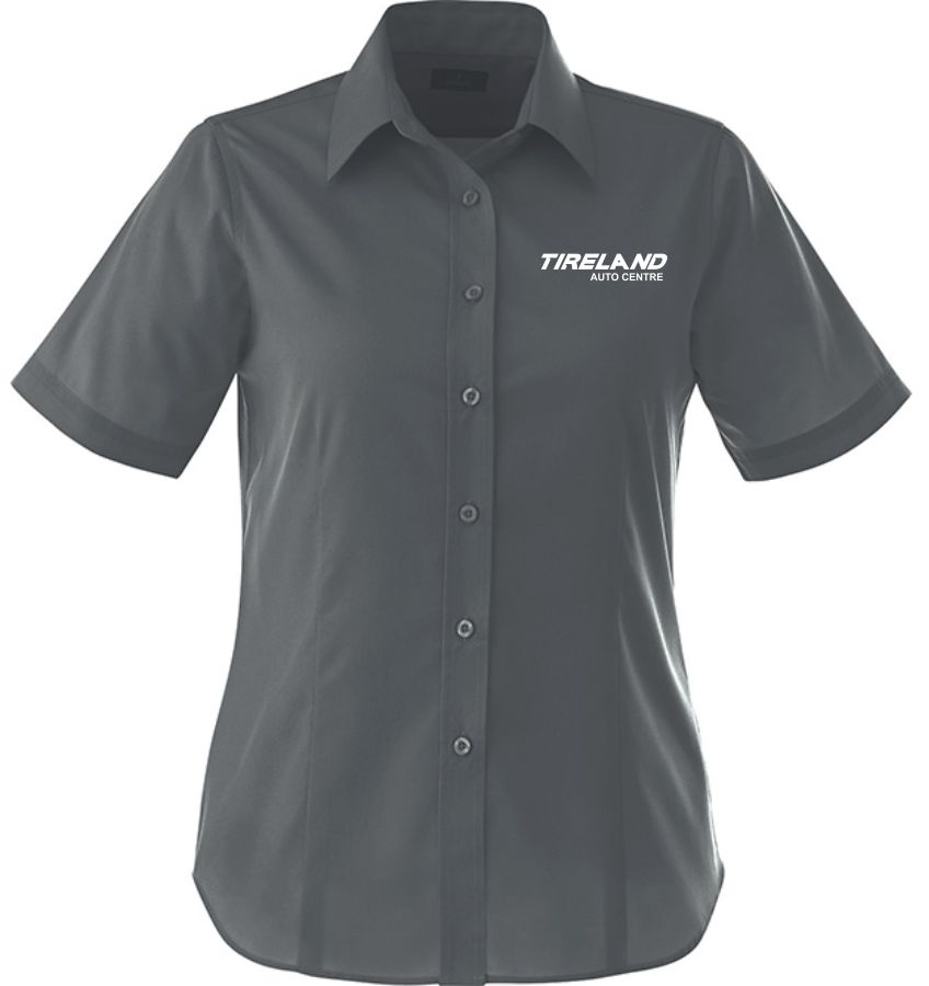 Ladies Stirling Short Sleeve Button Up - Image 5